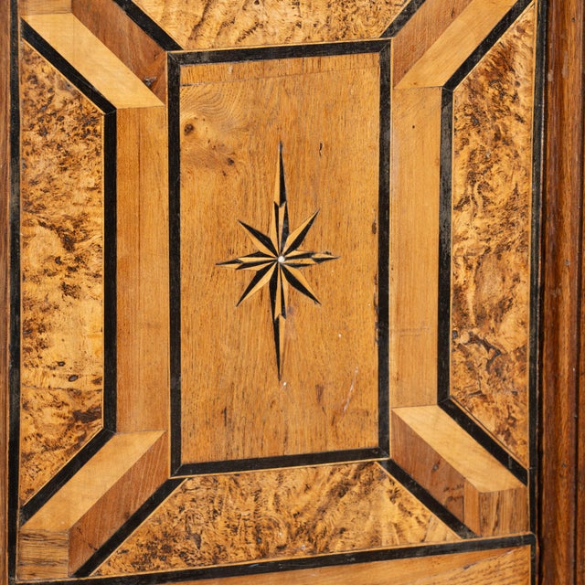 19th Century Highly Inlaid Marquetry 2 Door Armoire For Sale - Image 13 of 18