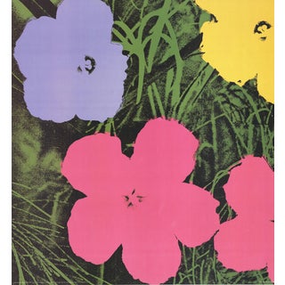 Andy Warhol, Four Flowers, Offset Lithograph For Sale
