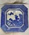 Graceful in both form and decoration, this antique Chinese octagonal porcelain serving plate presents a tranquil blue-and-...