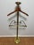 1960s Mid-Century Brass & Wood Gentleman’s Valet Stand For Sale - Image 10 of 12