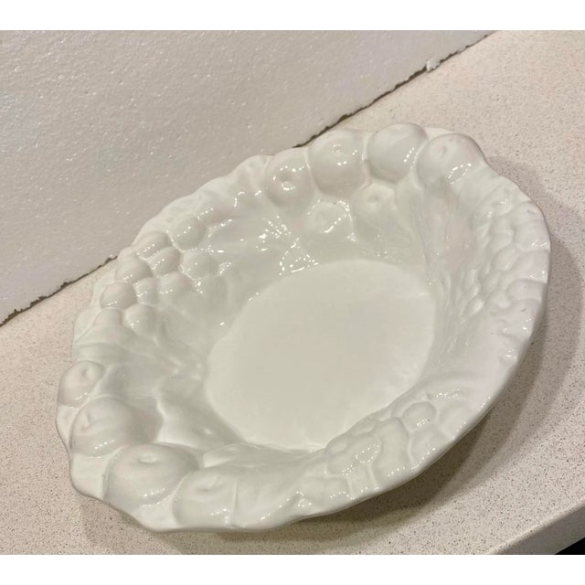 Italian 1970s Italian Creamware Fruit Bowl For Sale - Image 3 of 6