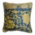 Square Vintage Indian Silk Pillow For Sale