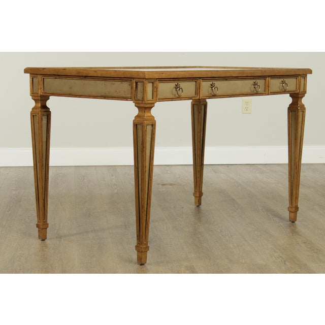 Theodore Alexander Eglomise Starlight Writing Table Desk Chairish