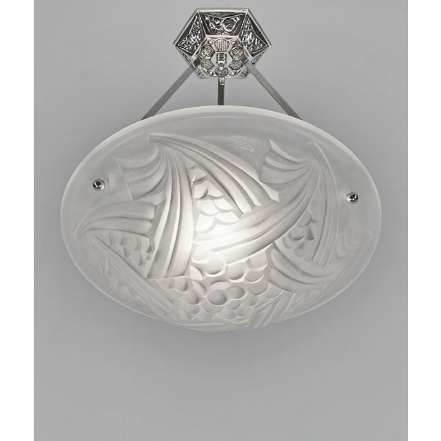 Art Deco French Art Deco Pendant by Degue - 1920s France For Sale - Image 3 of 11