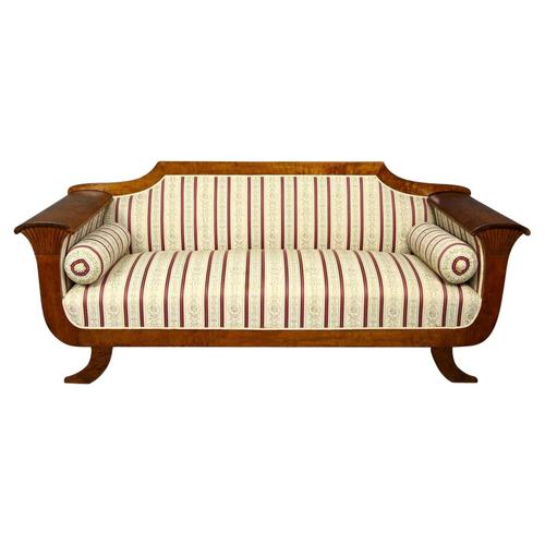 Biedermeier Swedish Sofa, 1890s For Sale - Image 5 of 5