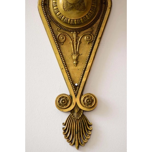 Very Large Wall Lamp with Swan Figure For Sale - Image 3 of 10