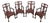 Set of 4 Maitland Smith Georgian Mahogany Armchairs For Sale