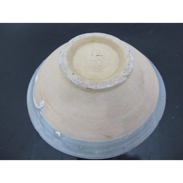 Japanese Ceremony Chawan Celadon Summer Matcha Tea Bowl Pottery For Sale - Image 4 of 10