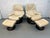 Comfort meets iconic Scandinavian design with this pair of authentic J.E. Ekornes “Stressless” leather recliners, each...