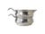 Silverplate Stacked Portable Creamer & Sugar Set For Sale