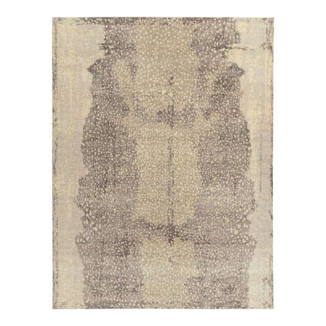 Rug & Kilim’s Shades of Grey Animal Rug, 6x9 For Sale