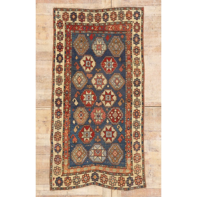 Late 19th Century Caucasian Kazak Rug, 03'06 X 06'06 For Sale - Image 10 of 10