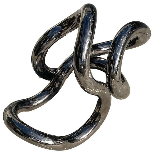 1982 "Tangle" Original Richard X Zawitz Chrome Sculpture Chairish