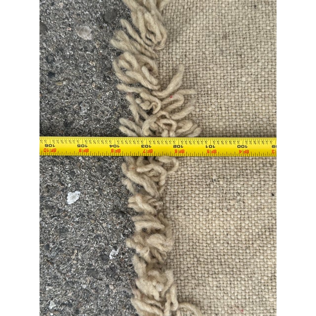 Vintage Hand-Embroidered Folk Textile or Thin Rug – Large Eastern European Tapestry With Birds & Floral Motifs (79” X 104”) For Sale - Image 9 of 10