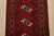 Turkmen Runner 2’6” X 9’7” Red Wool Vintage Tribal Hand-Knotted Oriental Rug For Sale - Image 4 of 13