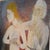 Alabaster 1970's "The Annunciation" Oil Pastel and Pencil on Paper by Charles Butler (1975) For Sale - Image 8 of 12