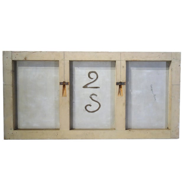 Study for a Painting of a Classic Italian Garden Stairs on Board For Sale - Image 9 of 9