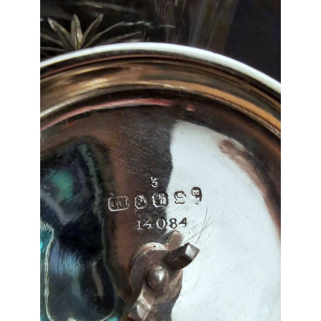 Mid 19th Century Mappin & Brothers Crystal & Silverplate Ice Bucket With Lid For Sale - Image 9 of 13