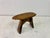 Wooden slab stool or side table Mid-century This is a rustic, mid-century stool or small table with a natural, live-edge...