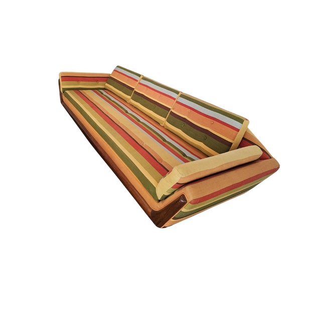 Mid-Century Modern 1960s Mid-Century Modern Sofa Attributed as a Pearsall Gondola Sofa For Sale - Image 3 of 6