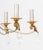 Modern Art Glass Silvered and Giltwood Chandelier For Sale - Image 4 of 9