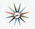 An iconic George Nelson Sunburst wall clock in the authorized Vitra Design Museum re-edition, made in Germany and finished...