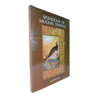 1980s Illustrated Quarto Size Book, Asok Kumar Das's Splendour of Mughal Painting For Sale