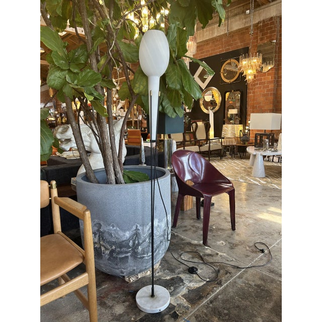 Stilnovo Floor Lamp With Marble Base by Stilnovo, 1950s For Sale - Image 4 of 5