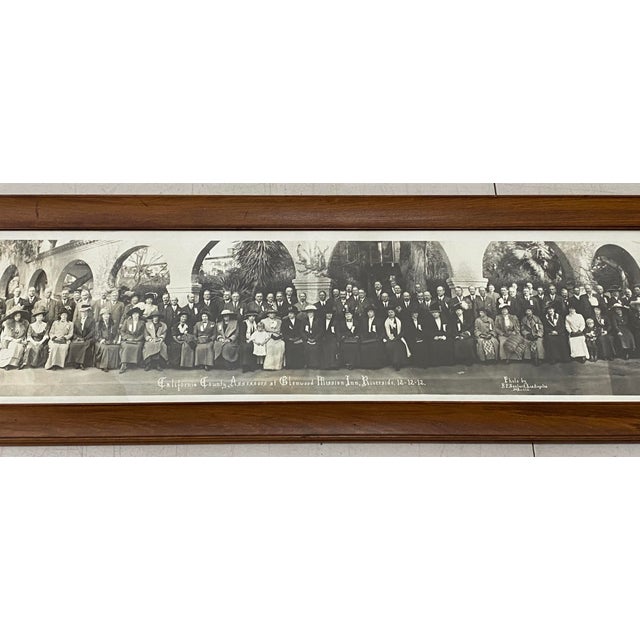 Antique California Historical "Assessors at Glenwood Mission Inn" Photo