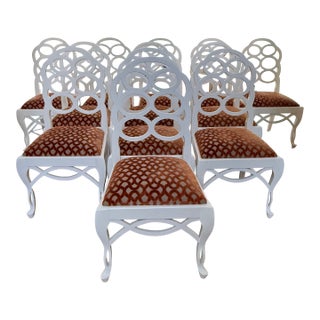 Set of 12 Loop Dining Chairs For Sale