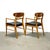Mid-Century Modern Lane “Acclaim” Walnut & Ash Pair of Armchairs For Sale - Image 3 of 10