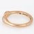 Metal C1977 Cartier London Diamond Ring Sz 4.5 Pinky Band 18k Yellow Gold Vintage For Sale - Image 7 of 7