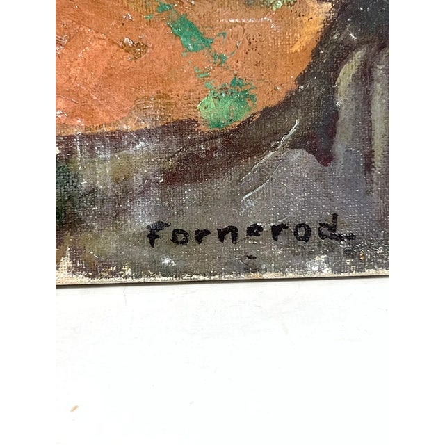1930s Rodolphe Fornerod -Post Impressionist Landscape With Olive Trees. For Sale - Image 5 of 6