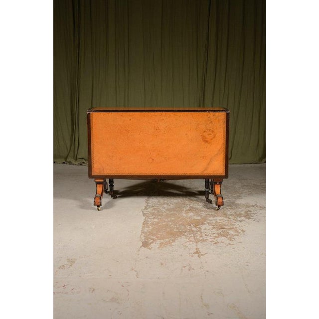 Antique Victorian Amboyna Drop Leaf Coffee Table from Holtby & Co, 1860 For Sale - Image 6 of 13