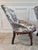 Antique Victorian Toile Upholstered Parlor Slipper Chairs on Casters – A Pair For Sale - Image 10 of 17