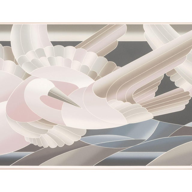 John Martineaux "Flight of the Ibis" Screenprint For Sale - Image 4 of 10
