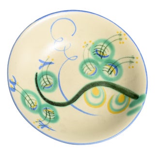 Art Deco Bauhaus Ceramic Footed Bowl by Margarete Heymann-Löbenstein for Haël Workshops, 1930s For Sale