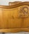 Vintage French Louis XVI Style Oak Double Bed Frame with Carved Headboard For Sale - Image 6 of 13