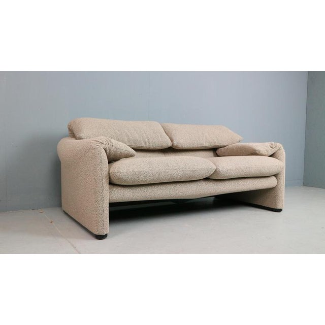 Maralunga 2-Seater Sofa by Vico Magistretti for Cassina, 1970 For Sale - Image 6 of 15