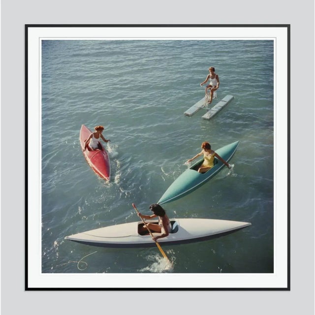 Modern Lake Tahoe Trip 1959 by Slim Aarons Framed C-Print For Sale - Image 3 of 3