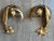 Golden Flower Sconces, Set of 2 For Sale - Image 9 of 9