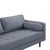 2020s Cave Navy Tweed Loveseat For Sale - Image 5 of 9