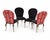 Textile Set of Four Hollywood Regency Slipper Chairs With Jonathan Adler Fabric & Chrome Legs For Sale - Image 7 of 7
