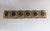 Napier Vintage 1994 Signed Napier Goldtone Black Oval Intaglio Link Bracelet For Sale - Image 4 of 7