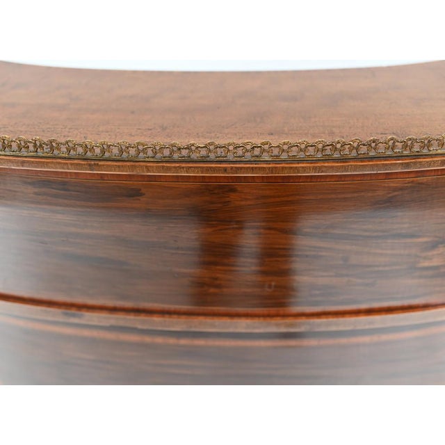 Edwardian Kidney Bean Desk Writing Table, 1890s For Sale - Image 17 of 18