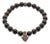 Arrow Black Onyx Stone Men's Beaded Bracelet For Sale