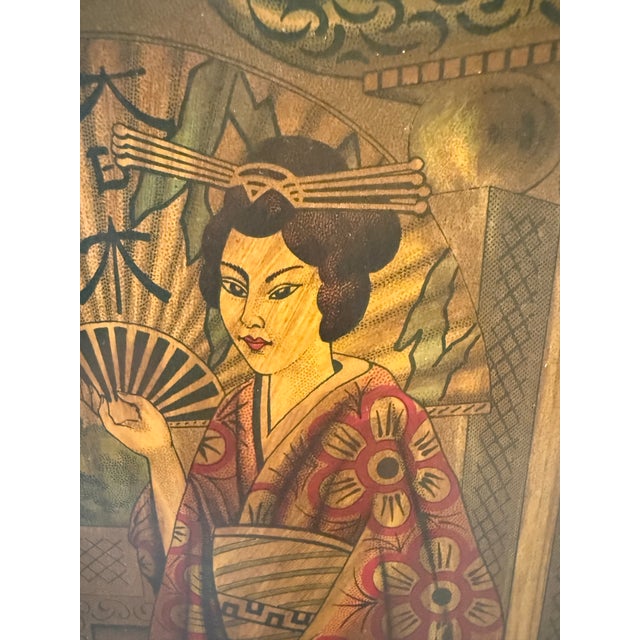 Vintage Champan Tea Canister Table Lamp in Chinoiserie Style For Sale - Image 9 of 12