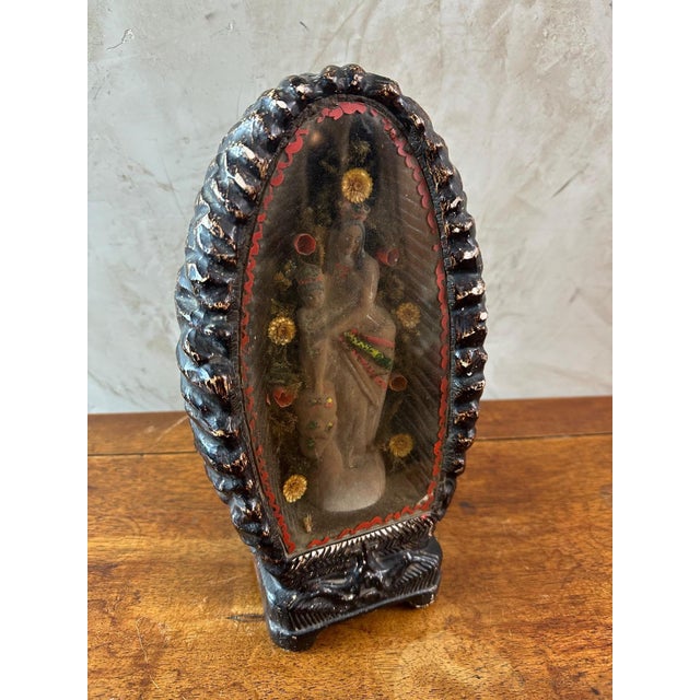 Virgin and Child Reliquary, 1890s For Sale - Image 3 of 12