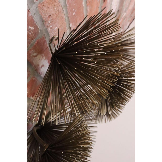 Large Brutalist "Pom Pom" Brass Wall Sculture by Curtis Jere Signed and Dated For Sale - Image 16 of 18