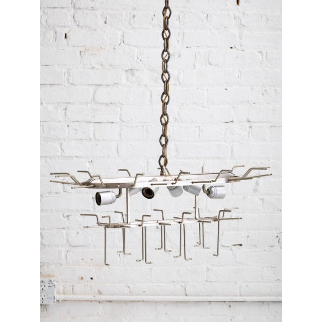 Italian Mid-Century "Tronchi" Glass Chandelier, Made in Murano For Sale - Image 16 of 16